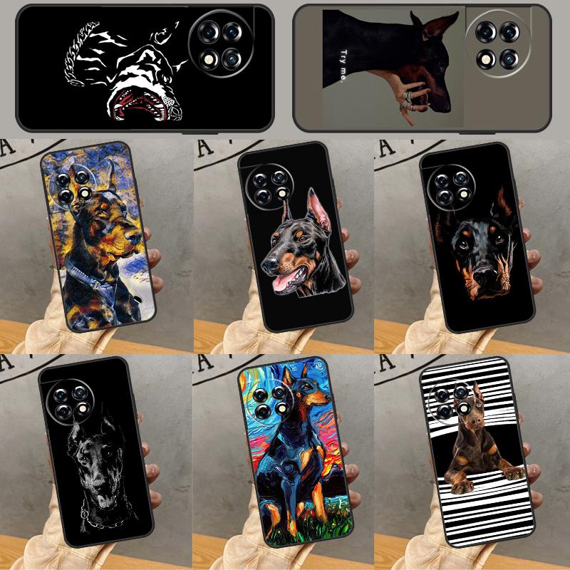 Dachshund Doberman Dog Cover For OnePlus Nord CE 4 2 3 Lite N10 N20 N30 OnePlus 13 12 11 10 Pro 12R 13R 10T 8T Case