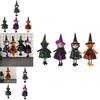 Halloween Decor Supplies Adorable Pumpkin Witch Ghost Pendant For Kids Party Props