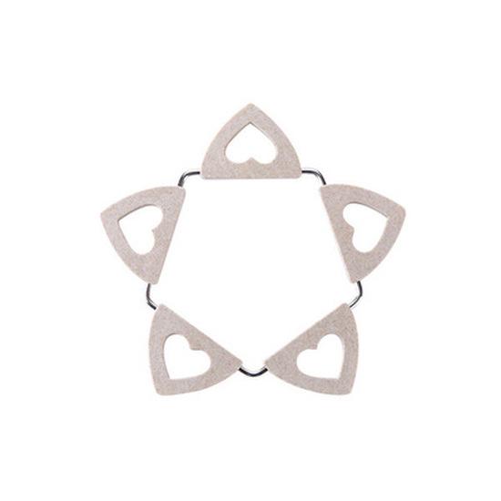 1Pcs Anti-heiße Tischset Hause Kunststoff Platte rotierenden Matte kreative rutschfeste Isolierung Pad