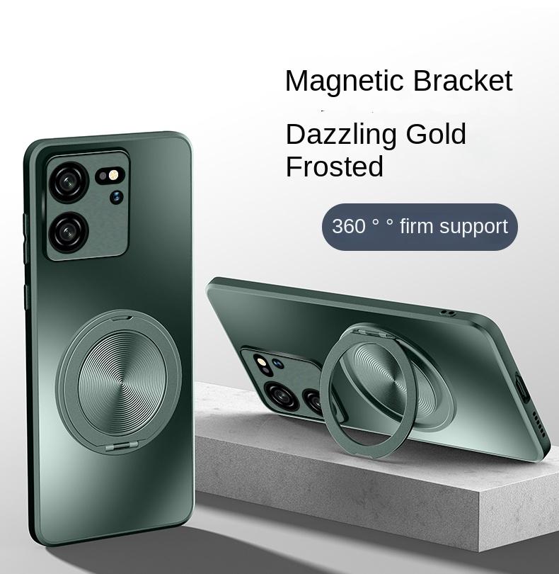 Für Xiaomi Mi 13T Pro Hülle Hart Matt Mit Ring Magnetische Schutzhülle Rückseite Hülle Für Xiaomi Mi 13 13Pro Mi13T Telefon Shell