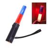 Re Blue Safety Traffic Batons Flashing Warning Light LED Traffic Wand Multifunctional for Airport Parking Directing