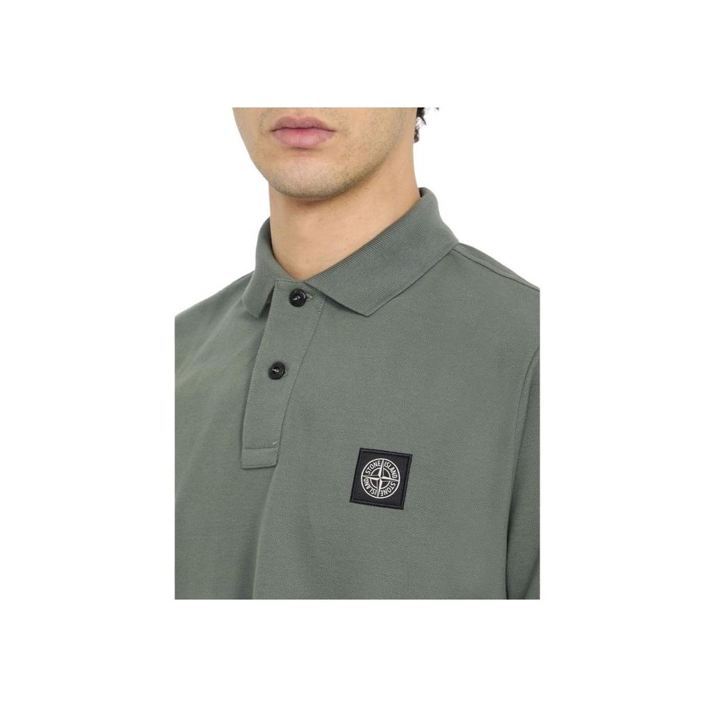 STONE ISLAND Kurzarm-Polo Slimfit Moschus Herren Streetwear 80152SC17-V0059