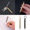 Brass Pocket Pen Keychain Pendant Travel Pen 1.0mm Retractable Ballpoint Pen Gift Pen Writing Pen