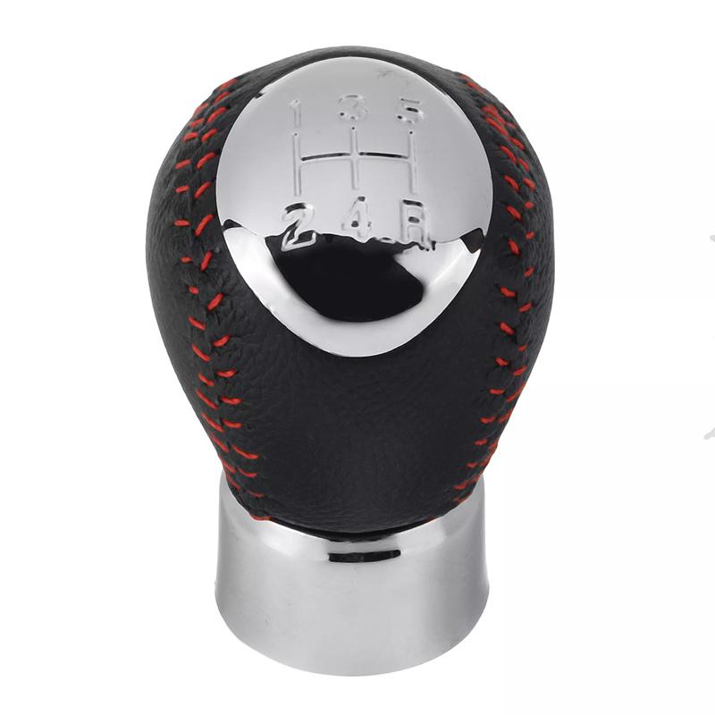 5/ 6 Speed Car Shift Gear Knob PU Leather Boot Gaitor for MAZDA 6 2002 2003 2004 2005 2006 2007 Car Styling Accessories
