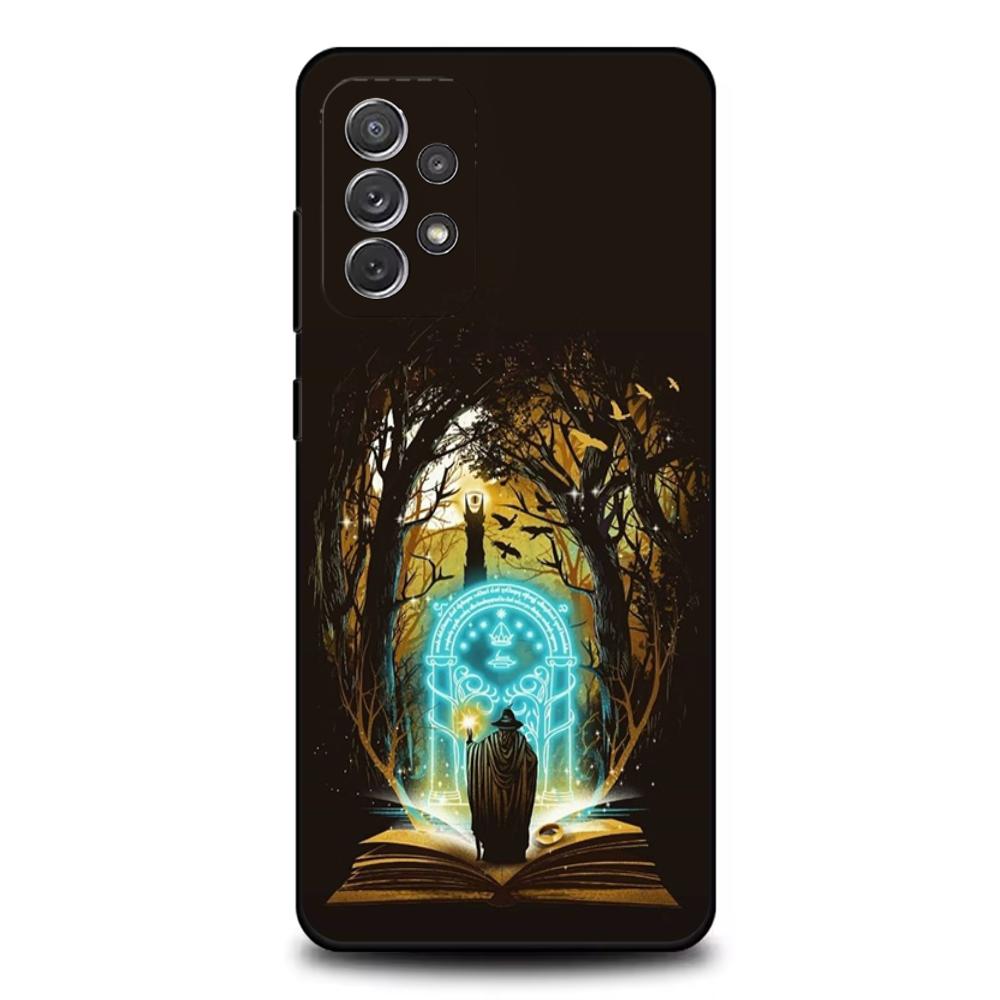 Movie The L-Lord R-Rings Phone Case For Samsung S25,S24,S21,S22,S23,S30,Ultra,S20,Plus,Fe,Lite,Note,10,9,5G Black Cover