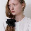 Petit Lace Scrunch - Black