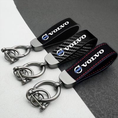Titanium Alloy Car Badge Key Chain Auto Key Ring For XC90 V90 V60 XC60 V40 EC40 EX40 S80 S60 S90 C40 XC40 V70 XC70 C30 C70