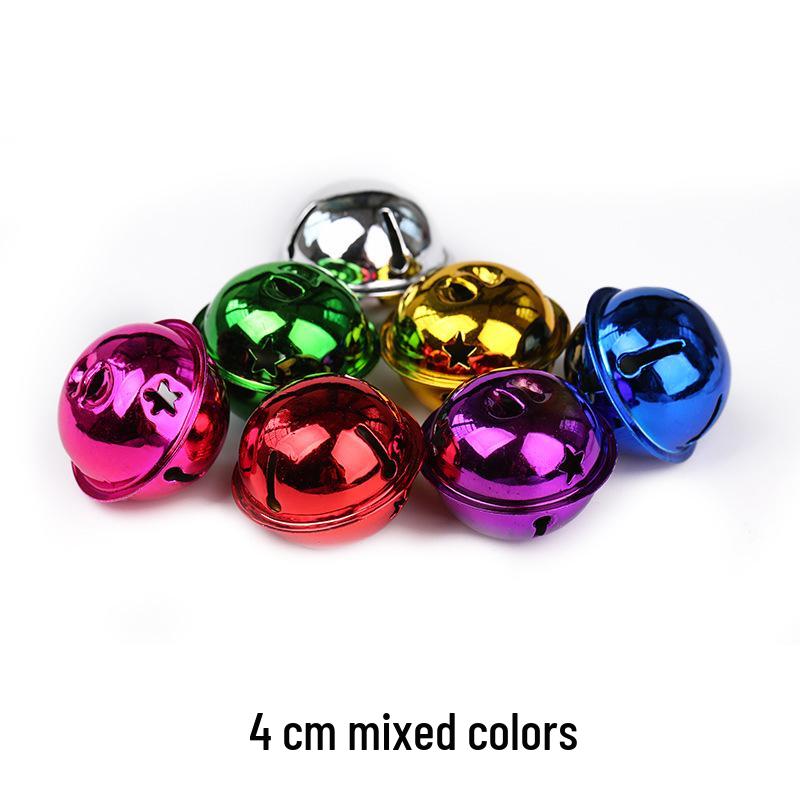 Multi-Colored Vacuum-Plated Festival Bells for Christmas and New Year Decor