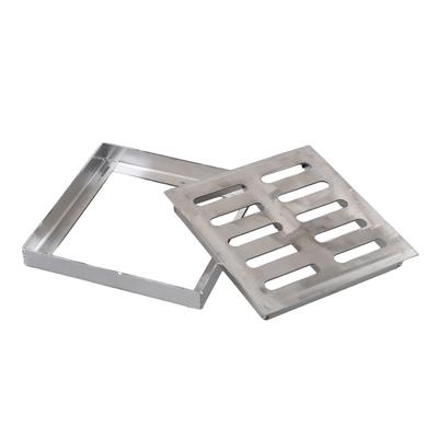 150*150*20mm Stainless Steel Drain Grate Premium Stainless Steel Cover Slip-resistant Drain Cover Heavy Load Capacity