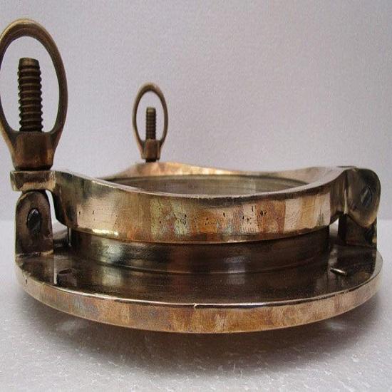 Barcă nautică din sticlă securizată Navy Yacht Marine Port fereastră Orificiu 30,48 cm fund, rotund cu ușă