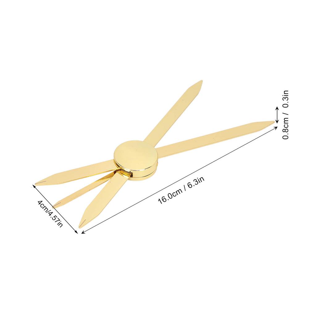 Compass Eyebrow Ruler Adjustable Accurate Positioning Stainless Steel Material Gold Compass Design Brow Measuring Tool