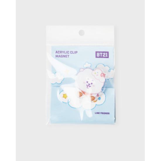 BT21 On The Cloud Edition Acrylic Clip Magnet