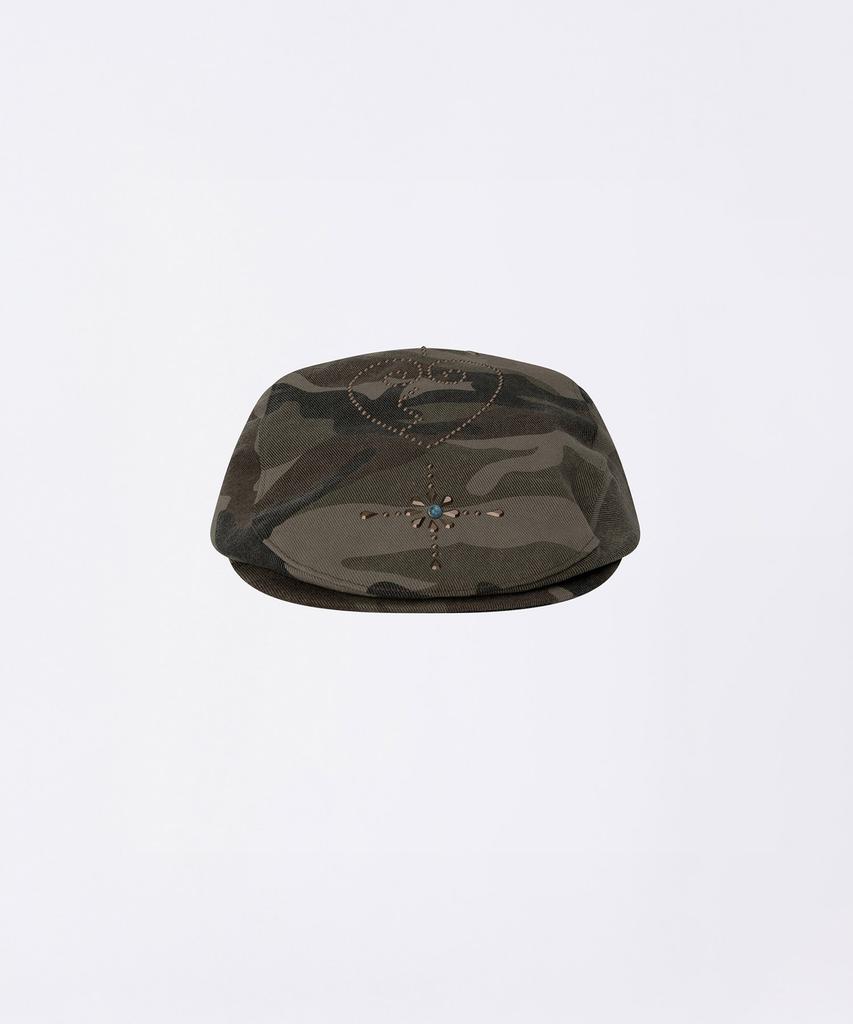 SCULPTOR Boho Stud Hunting Cap Camo