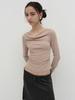 SOFLER Linda Shirring Top_Beige