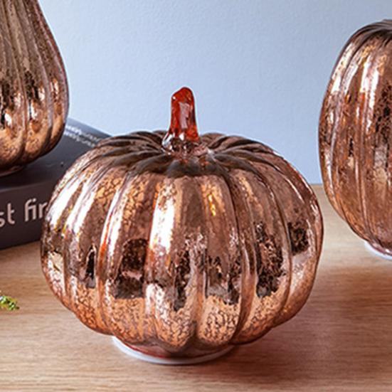Halloween Twinkle Light Pumpkins Timer Starry Night Glass Pumpkins Fall Thanksgiving Decorations for Home Bedroom Bathroom Hallway