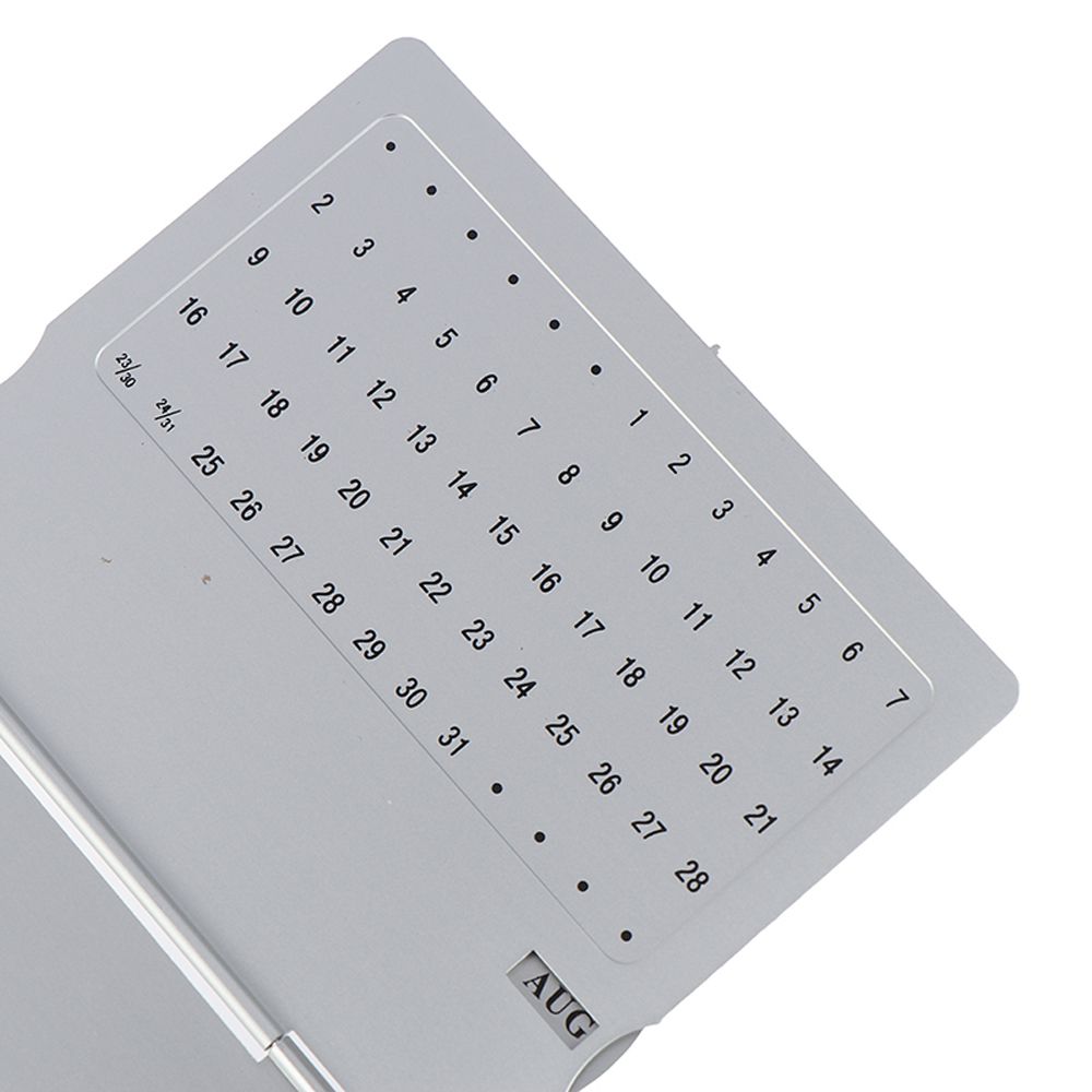 For Home English Office Supplies 100 Years Calendar Calendar Perpetual Calendar Metal Calendar