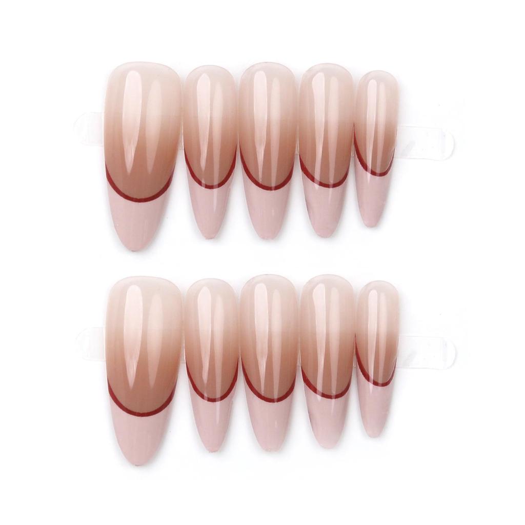 Jiaolong Advanced Nude Blush Design: Gentle Summer Wearable Finished Nails