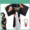 Costume Cosplay di Demon Slayer Kimetsu No Yaiba Kibutsuji Muzan con Lavorazione Raffinata e Tessuto Traspirante