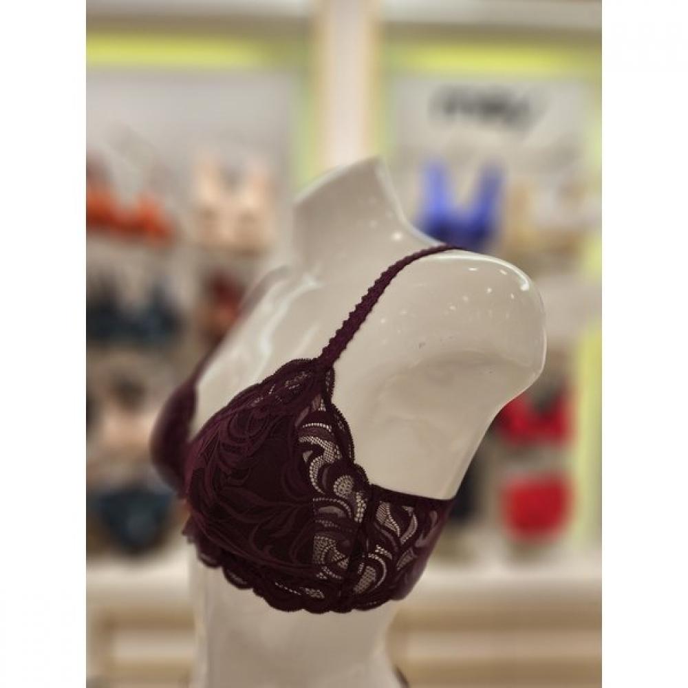 Barbara Lace Triangle Mold Bralette Abr4804