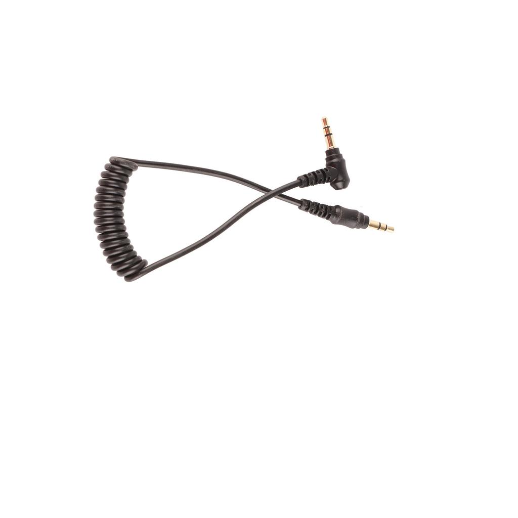 3.5mm TRS‑TRS Audio Cable for Connecting Microphone to Digital Camera Aux Transfer Wire