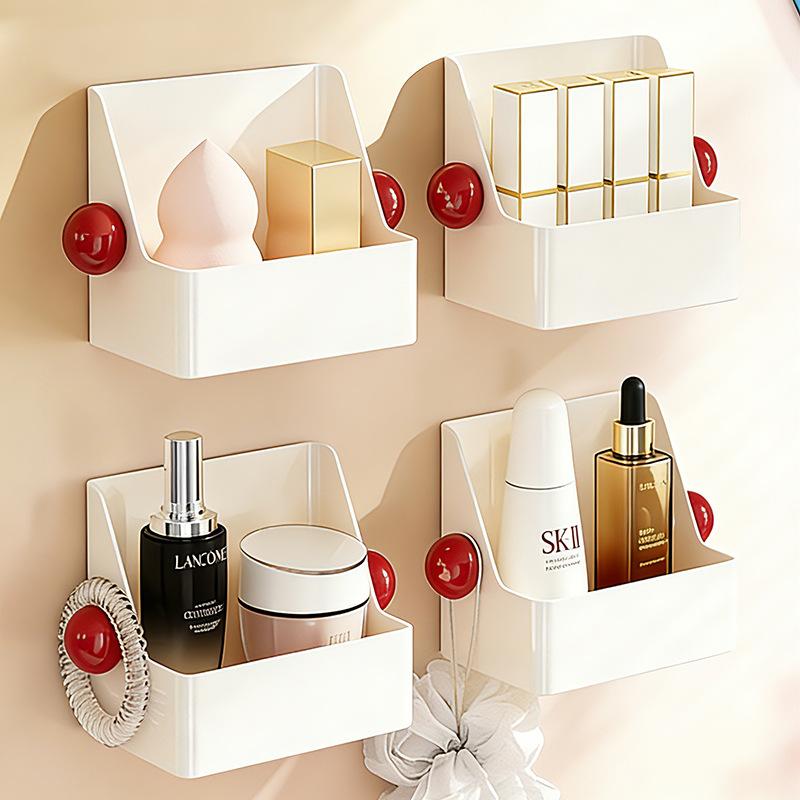 Mirror Cabinet Storage Box - Suitable for Home Use, Wall-mounted, for Bathroom, Desktop Storage, Skincare Products Storage, Storage Rack