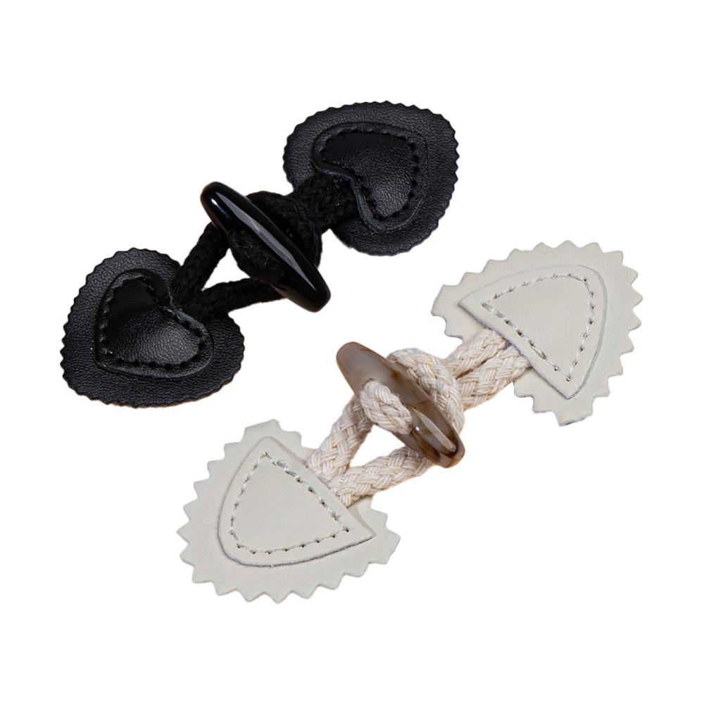 Cierre de Botón de Palanca con Diseño para Coser Estilo Vintage Botones de Cuerno de Resina Decoración para Ropa