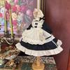 HAMRETHYPPZ BJD Ball Jointed Doll Dress Doll Costume Doll Maid Clothes Ball Jointed Doll Dress Up Doll Dress Princess Maid White Cute Maid Skirt and