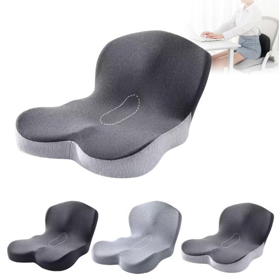 Подушка для сиденья с поддержкой спины подушка для ягодиц из пены с памятью поясничная поддержка ишиас 2973₽