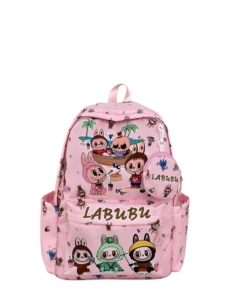 LABUBU Backpack School Student Backpack Backpack 
