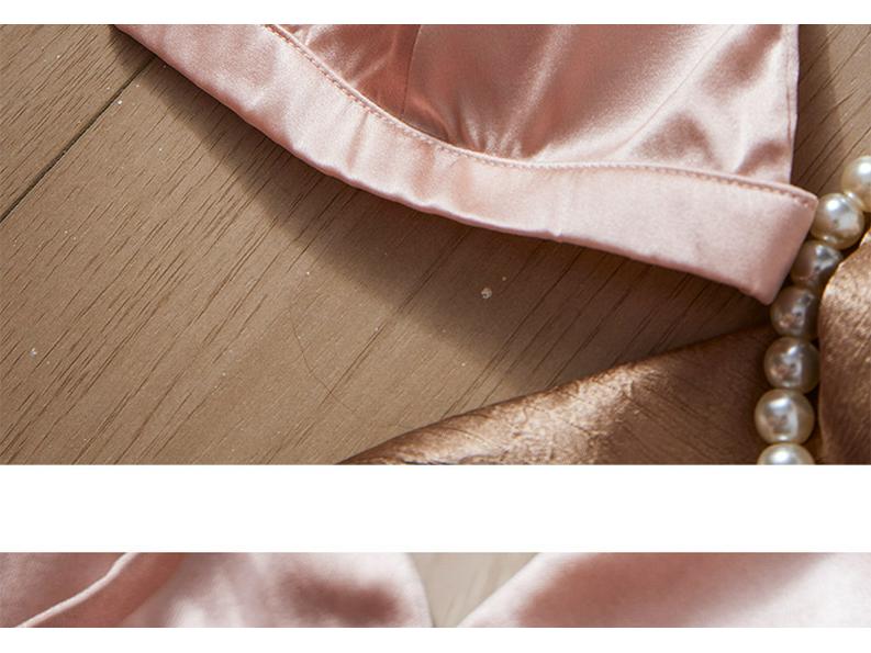 2025 Silk Wireless French Triangle Bra - Breathable, Comfortable Summer Underwear for Women, Japanese Style