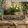 2D Flat - 1pc Namaste Aluminium Sign, Indian Greetings Wall Art, Rustic Farmhouse Decor with Floral Design, Family Summer Plaque for Home, Kitchen