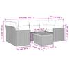 Vidaxl 7-Cz. Garden Lounge Set, With Cushions, Grey