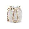Charles & Keith Quilted Chain Shoulder Bag Women Shoulder Bag Black Ivory CK2-10781983