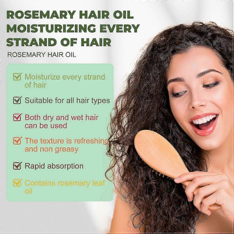 Pure Rosemary Oil for Hair Growth with Castor, Batana and Jojoba Oils - Infused with Biotin and Vitamin E Blend of Effective Hair Oils for Hair Growth