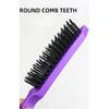 15PCS Professional Slim Line Teasing Hair Brush Backcombing Comb Tool for Salon Styling - 4 Colors Wholesale Stylist Supplies