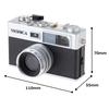 Yashica Y35 5 Digital Camera with digiFilms CMOS Sensor, 14 Megapixels, Micro USB Port, Dimensions: 110mm W X 70mm H X 55mm D