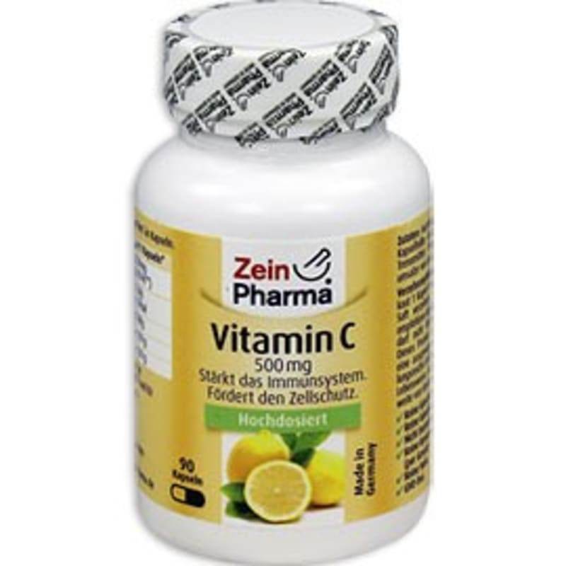 

Zein Pharma Vitamin C 500 mg 90 Capsules