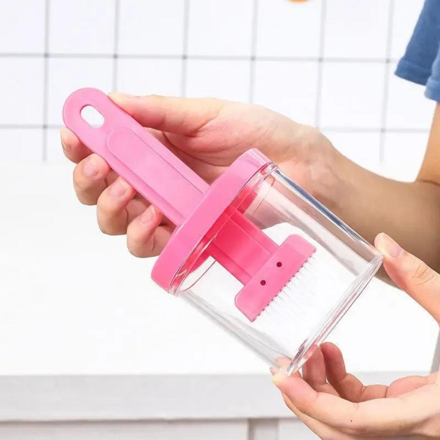 

Масляная кисть кисть для смазывания маслом для барбекю с бутылкой с крышкой кухонные гаджеты аксессуары для барбекю аксессуары для выпечки кухонные гаджеты H7199-Pink белый