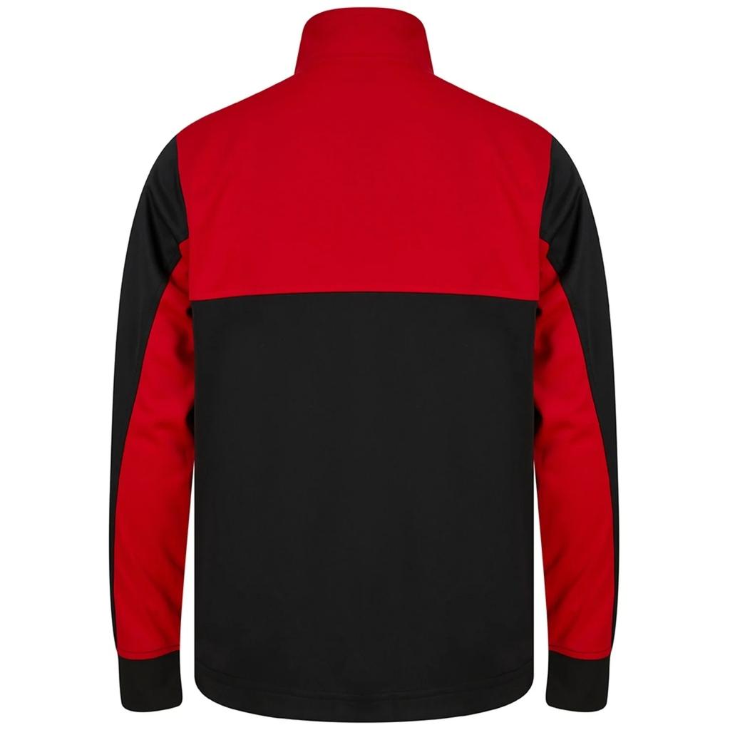 Finden & Hales Mens Colour Block Quarter Zip Tracksuit Top