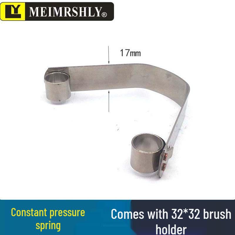 Heli Electric Forklift Circlip for Sightseeing Car Motor - Constant Voltage Spring Carbon Brush Holder (Sizes: 17*33, 17*37, 17*46)