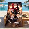 Custom Name S-Spide M-Man Flight Stylish Digital Printing Beach Towel Quick‑Drying Absorbent Blanket for Beach Pool Gym Travel