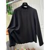 Women's Solid Color Extra-Large Long-Sleeve T-Shirt with Scalloped Edges - Autumn/Winter 2026 Collection