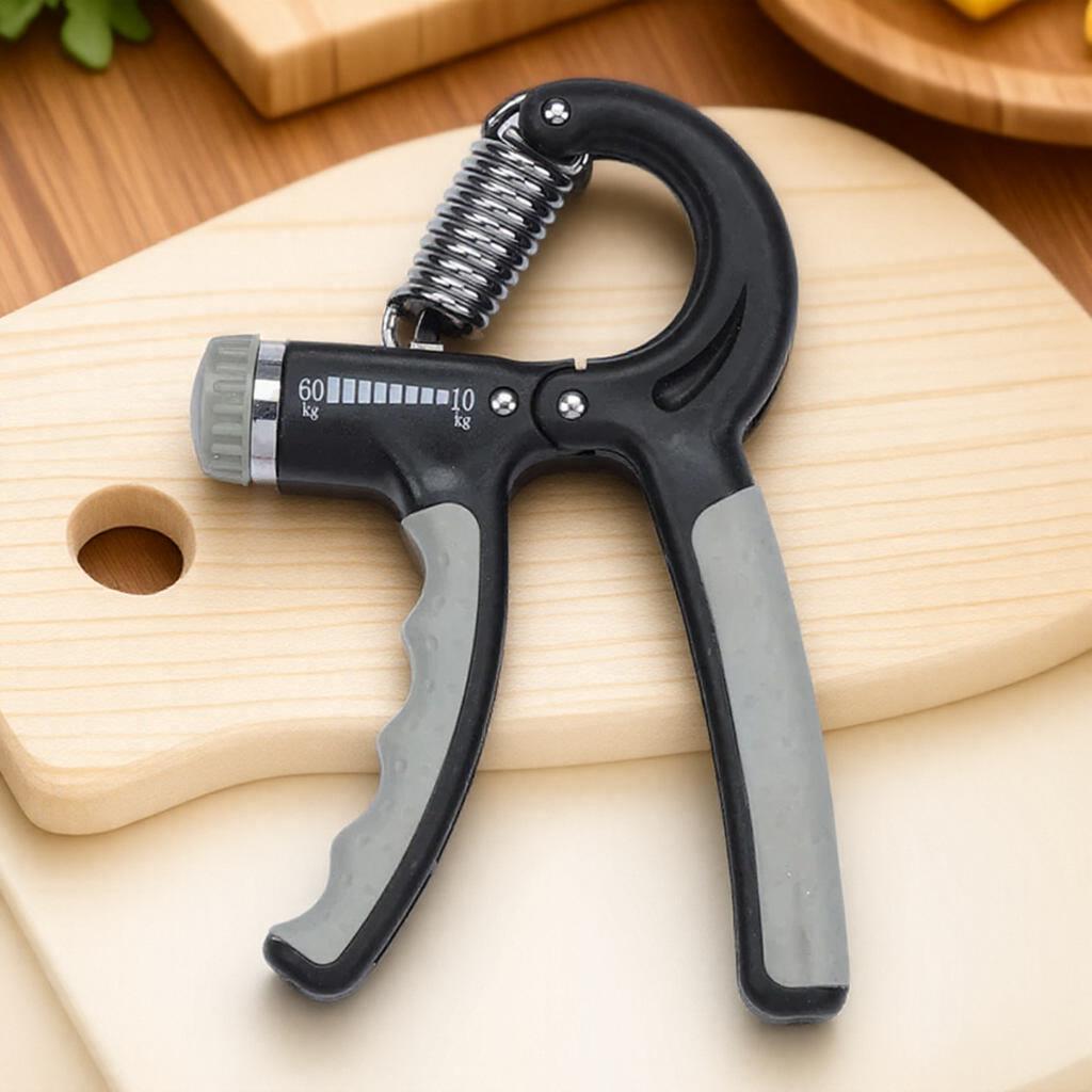 Adjustable Hand Grip Strengthener R-Shape Finger Exerciser Portable Sport Accessory Carpal Tunnel Therapy Workout Equipment