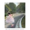 Kids Girls Long Sleeve Lolita Princess Puffy Casual Children Dress
