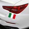 Italienische Flagge Aufkleber Auto Fenster B-Säule Vinyl Decal Laptop Motorrad Zubehör Für Alfa Romeo Lancia Fiat Ferrari Maserati