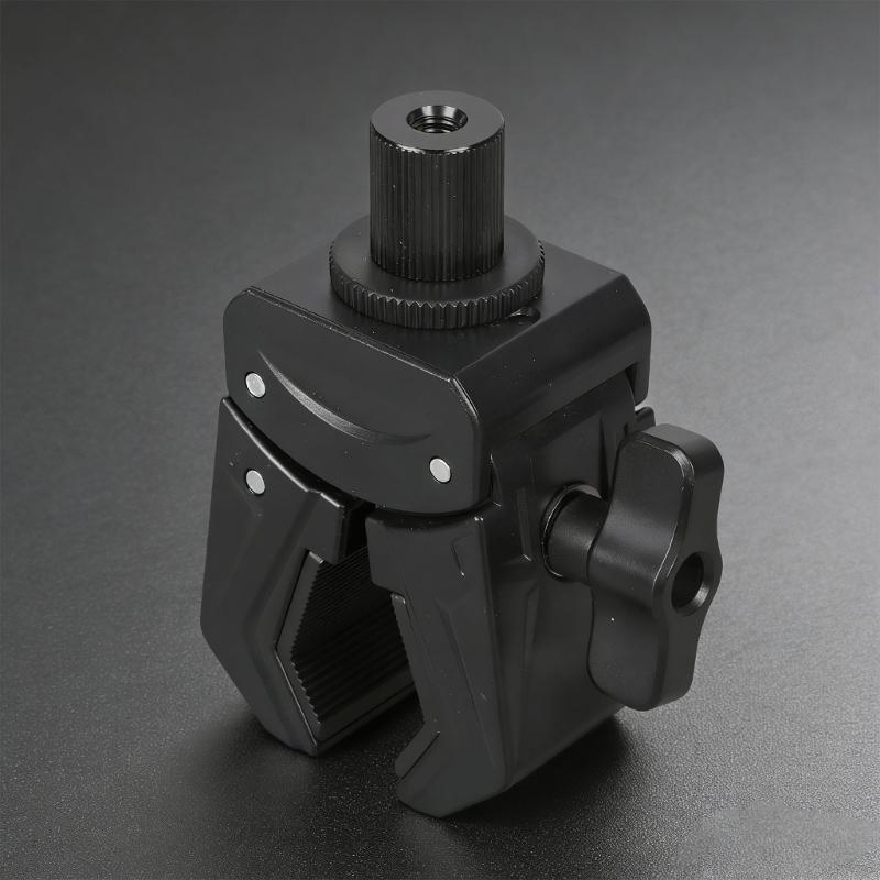 Universal 1/4Inch Camera Mount Clamp Super Clamp With Adjustable 15mm To 45mm Jaw For Tripods Bikes Action Cameras