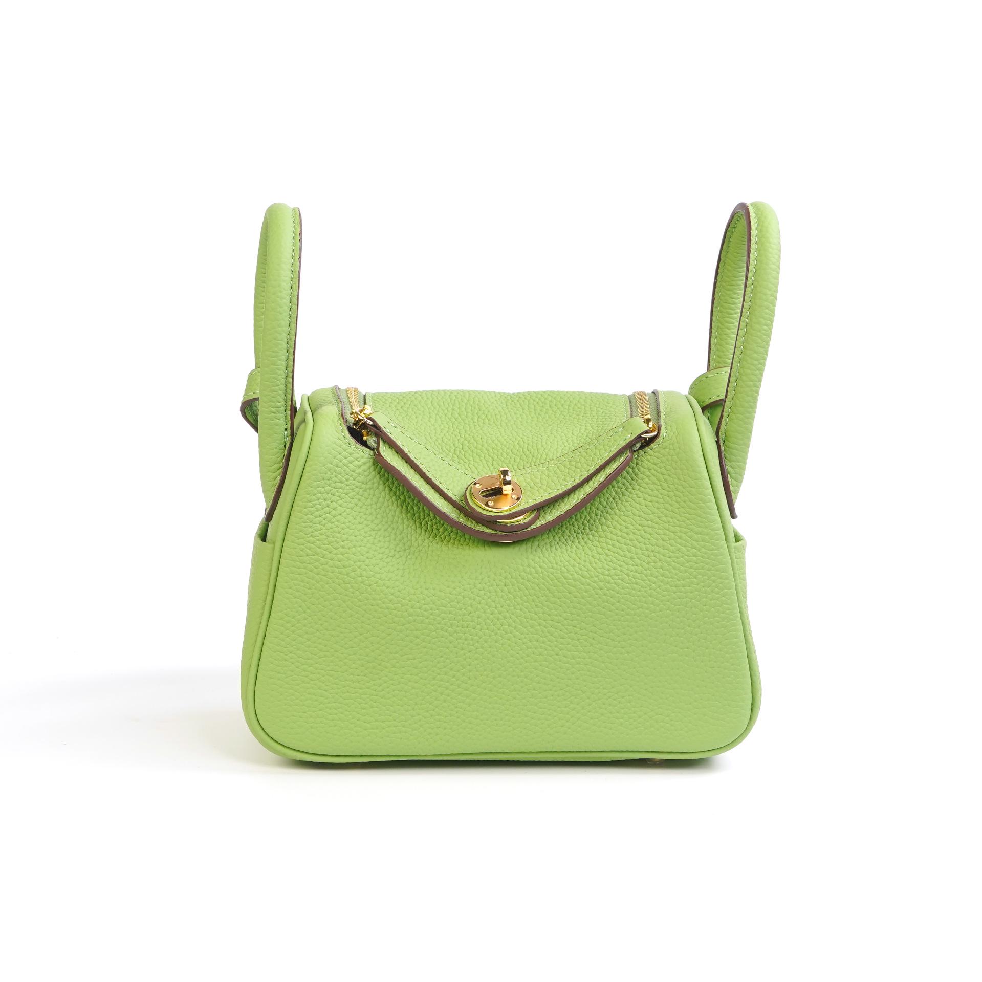 

2025 Женская универсальная сумка через плечо Lindy Pillow из коровьей кожи Small: L19*W10*H12cm (Long Strap)