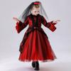 Kind Geisterbraut Hexe Vampir Prinzessin Kleid Halloween Kostüm