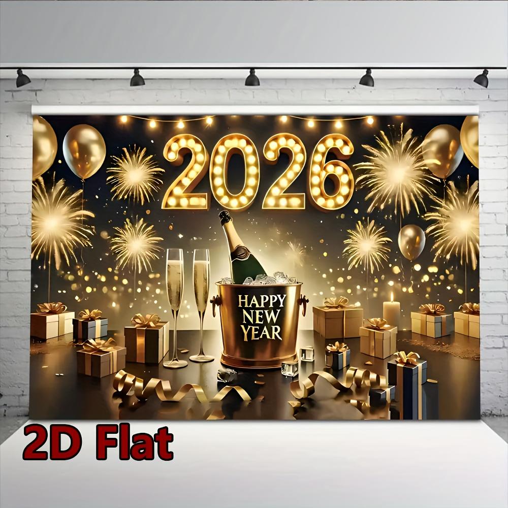 1Pcs 2D Backdrop Made of Decoration Background Winter Backdrop Decorations For Photo Studio Photo Booth Christmas Party