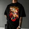 One Piece Anime T Shirt Unisex Unisex Cotton Short Sleeve Tee Tops 2026 Summer Luffy Zoro Sanji Graphic Print Streetwear Casual Y2k